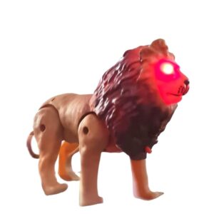 Battery Operated Lion with Light Sound & Walk, Funny Electric Lion Cartoon Toy, Forest Animal Wild Animal Toy - Image 5