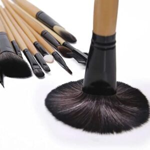 15 Piece Bobbi Brown Makeup Brush Set With Leather Pouch - Image 3