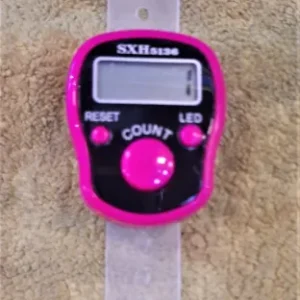 SXH Original Finger Counter with LED - Counts ( Tasbeeh / Digital Clicker ) (Random Color) - Image 1