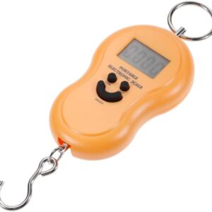 Utility Luggage Scale 50Kg Mini Digital Scale for Fishing Luggage Travel Weighting Kitchen Steelyard Hanging Electronic Hook Scale Weighing(random color) - Image 1