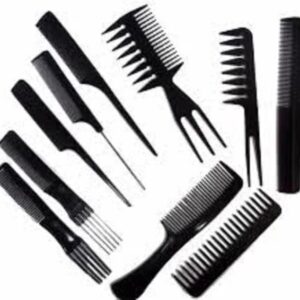 (10 Pcs) Multipurpose Salon Hair Styling Hairdressing hairdresser Barber Combs Professional Comb Kit - Image 2