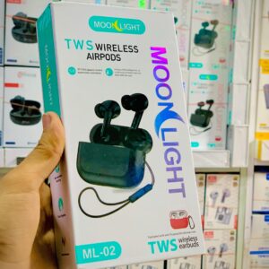 Moonlight New Model Bluetooth AirPods Pro 2 With Magnetic Design Wireless Charging Case Buzzer Volume Control Big Battery And Bluetooth Pouch - Image 2