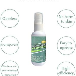 Sticky Stuff Remover Gel Spray, Portable Surface Safe Adhesive Remover, Ideal for Sticky Stains such as Bubblegum, Adhesive, Tape, Label Residue (30ML) - Image 5