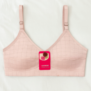 Jersey Print Bra ? Comfortable Everyday Wear (Pink) - Image 2