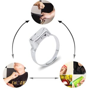 Adjustable Self Defense Ring - Self Defense Ring Knife - Hidden Blade Emergency Protection Tool for Men & Women - Image 3