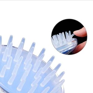 (NW000131) Shampoo Brush Hair Scalp Massager Shampoo Brush with Soft Silicone Bristles (random color) - Image 3