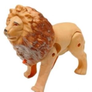 Battery Operated Lion with Light Sound & Walk, Funny Electric Lion Cartoon Toy, Forest Animal Wild Animal Toy - Image 4