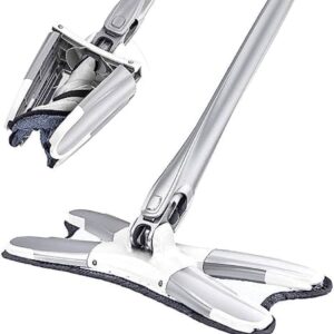 X Mop Manual Extrusion Hand-free Flat Squeeze Mop X-Type Microfiber Squeezing Twist Mop Household Cleaning Tool - Image 2