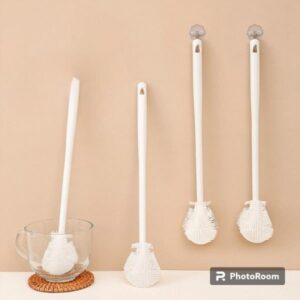 Multifunctional Silicone Bottle Brush - Eco-Friendly, Flexible, and Durable Cleaning Brush for Bottles, Cups, and Kitchenware | Soft Bristles, Long Handle - Image 3