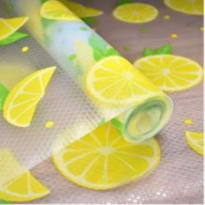 Waterproof Kitchen Mat Shelf Liner 45?150 ? Easy To Clean, Oil Proof, Anti Slip Multipurpose Drawer And Shelf Cover (Random Color) - Image 1