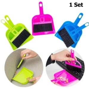 Mini Desktop Sweep Cleaning Brush Small Broom Dustpan Cute Little Broom Suit - Image 3