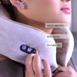 Jinserta Neck Cushion Massager - USB Charging Massage Pillow - Image 3