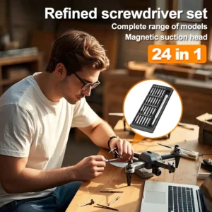 24 in 1 Precision Mini Magnetic Screwdriver Set, 24 in 1 Tool Kit, The Ultimate Electronic Repair Tool Kit for Phone, Tablet, Computer, Laptop, PC, Game Controller, Watch, Precision Screwdriver Set Magnetic - Image 3