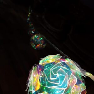 <b>( 16 Pcs )</b> Multi Crystal Flower Balls Fairy Light - Image 1