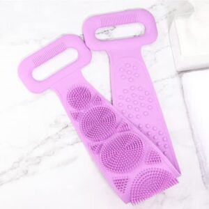 (100 Pcs) Double Side Towel Bath Scrubber (Random Color) - Image 2