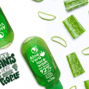 Aloe Vera Face Wash (100ml) By Vcare Products) | Extracts from Aloevera Gel and Neem Serum | Aloe vera face wash for oily skin | Organic Aloe Vera face wash 100ml - Image 4