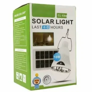 RECHARGEABLE SOLAR LIGHT WITH SOLAR PANEL CL-028MAX CCLamp - Image 4
