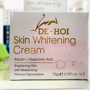 DE HOI Skin Whitening Cream ? Brightening & Moisturizing Face and Body Cream for Dark Skin - 75 gram - Image 1