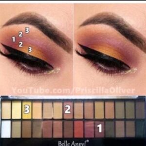 Miss France 28 Color Eyeshadow Palette Matte Shimmer Eye shadow Makeup - Image 1
