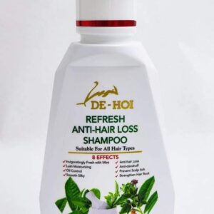 De-Hoi  Refresh Anti-hair Loss Shampoo Ginger Hair Care Shampoo Helps Stop Hair Loss 450ml - Image 4
