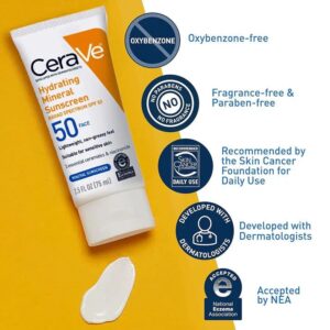CeraVe 4 in 1 Skincare Kit Night Cream, Sunblock, Cleanser & Serum for Radiant Skin - Image 4