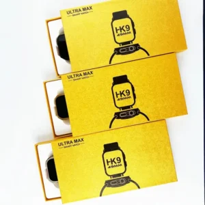 HK9 ULTRA Smart Watch With Metal Golden Strip - Image 4