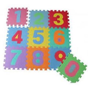 10PCS Soft Foam Number Puzzle Mat for Kids ? Interlocking Educational Play Mat with Numbers 0?9 ? Colorful EVA Foam Floor Tiles for Toddlers, Baby Play Area, Learning & Indoor Fun - Image 3