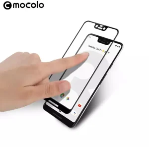 Google Pixel 3 XL Screen Glass Protector HD Edge to Edge Tempered Glass For Pixel 3XL - Black - Image 3