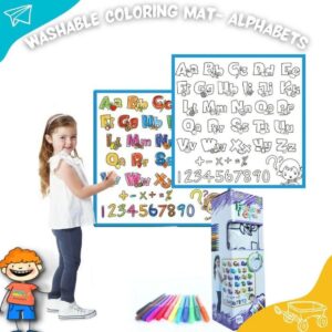 Washable Coloring Mat - English Alphabets,Washable drawing mat - Image 2