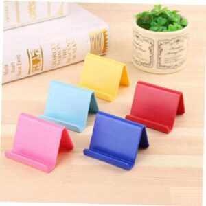 Mobile Phone Holder Mini Desktop Mobile Stand Fixed Holder Shelf for Phone (Random Color) - Image 2
