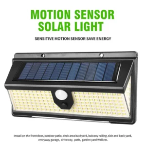 (NW000201) Solar sensor lamp OUTDOOR LIGHTING WIRELESS MOTION SENSOR LIGHTS - Image 3