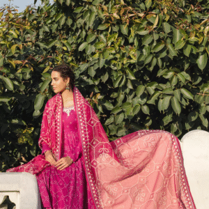 Cross Stitch MAGENTA ALLURE 3PC (Original Brand) Tag Price: 6550 - Image 4