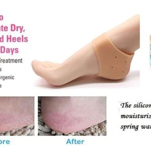 Silicone Anti-Crack Half Heel Socks Set - Image 3