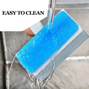Pack of 2 - Sponge with Wiper for Window Glass, Wall and Tiles Cleaning | Multi-function Cleaner Brush - Image 3