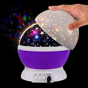Star Master Dream Rotating Color Changing Projection Lamp Star Light Projector (Random Color) - Image 3