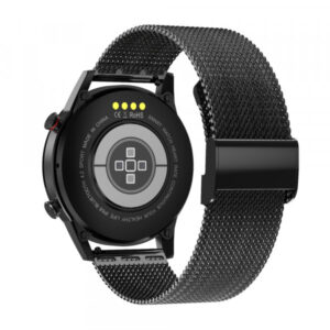 Getiit CALYBRE CALLING SMART WATCH - METAL QUALITY - METAL STAINLESS CHAIN (BLACK) - Image 1