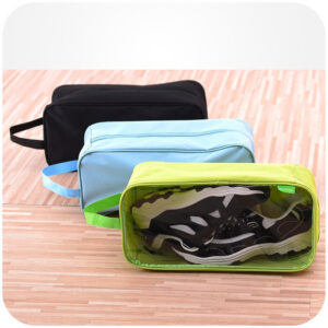 Pack of 2 - Travel Shoes Organizer Storage Bag (Random Color) - Image 3