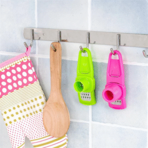 Garlic Press Grater Slicer Plastic Grinding Tool Kitchen Accessories(random color ) - Image 3