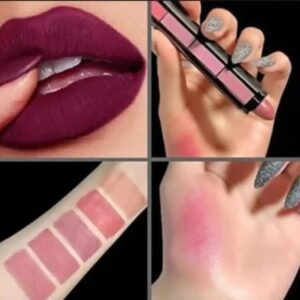 5 In 1 Huda Beauty  Lipstick Nude Shades - Image 2