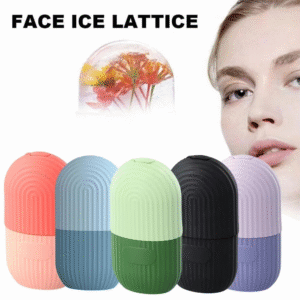 Cooling Ice Roller with Scrub ? Facial Massage & Cleansing Ice Cube Lattice for Healthy, Glowing Skin (Random Color) - Image 3