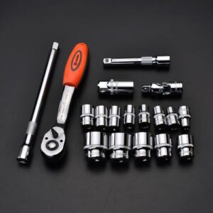 Harden 77pcs 1/2" & 1/4" Dr. Socket Set - Image 3