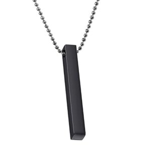 Boys Bar Necklace Pack Of 2  Materials Stainless Steel - Image 3