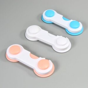 1 Pc - Children Kid Drawer Lock Baby safe Angle Sliding Door Plastic Child safety locks products ( random color ) - Image 4