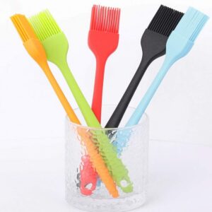 01 Piece Food Grade Kitchen Household Oil Heat Resistant Silicone Brush, Brush For Perfect Apply Baking, Cooking, BBQ Basting Baking Cooking Bbq Grill Spread Oil Butter Sauce ( Random Color ) - Image 2