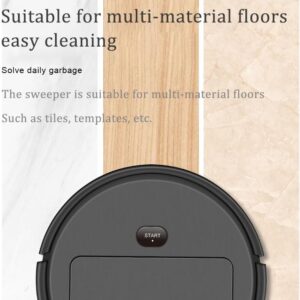 Portable Wireless Smart Mini Sweeping Robot Mopping 3 In1 Rechargeable Cleaning Machine Vacuum Cleaner For Home Office Robot (random colors) - Image 5