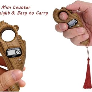 Manual Handheld Digital Tally Counter Finger Counting Tasbeeh Portable Finger Counter Prayer Gifts (Random Color) - Image 1