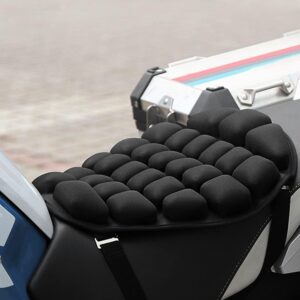 Universal Waterproof Bike and Motorcycle Seat Cushion ? Premium Comfortable Relaxer Seat Cover with Anti-Slip Design, Shock Absorption, and Weather-Resistant Protection ? Ideal for All Bicycles, Scooters, and Motorcycles - Image 3