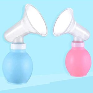 Silicone Manual Breast Feeding Pump Baby Feeding Tool Breast Milk Pump (random color) - Image 4