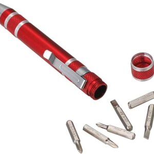 8 in 1 screwdrivers tool pen | Precision Pocket Screwdriver Set Mini Gadgets Repair Tool Mini Pen Screwdriver Set Multi-function Magnetic Screwdriver Kit (Random color) (1 pc) - Image 3