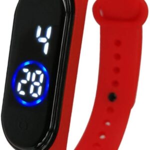 Digital Wrist Band Fashion Rubber LED Cell Operated Sports Unisex Watch Waterproof Men's Watch Women (without box) - Image 1